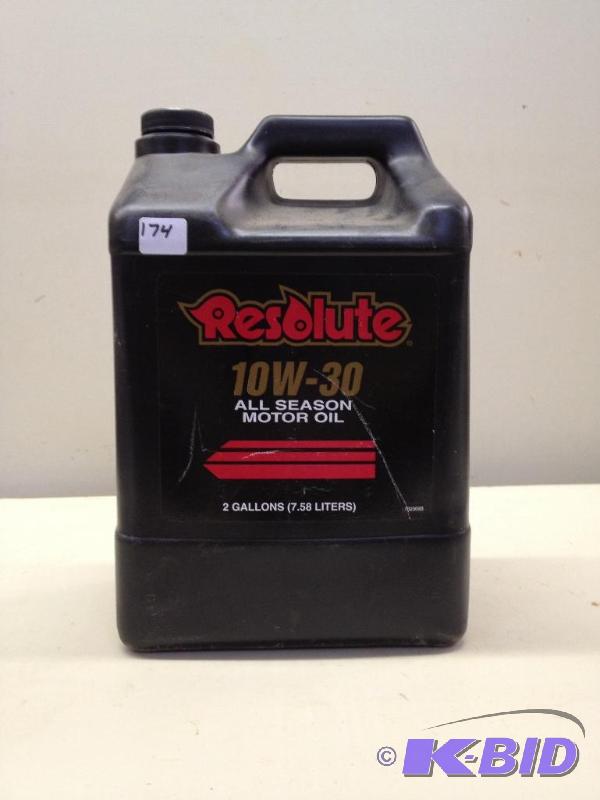 lot 174 image: 2 Gallons 10w-30...