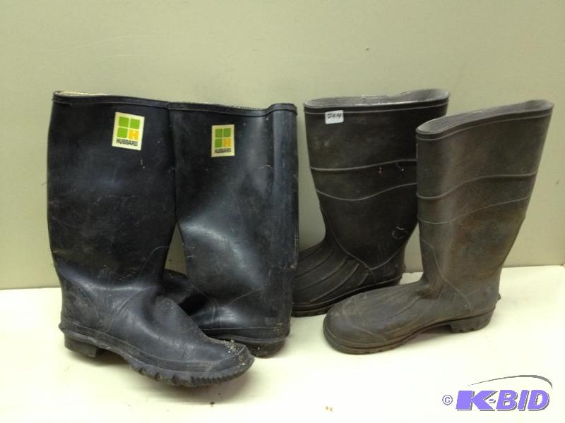lot 204 image: Mens Large Rain  Rubber Boots ...