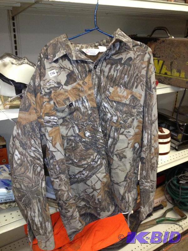 lot 226 image: Real Tree Camo Shirt, XL...