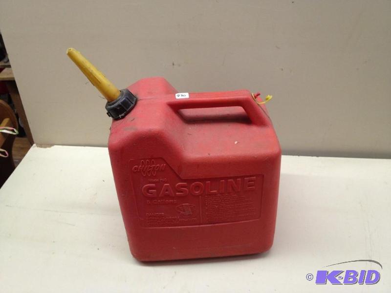 lot 230 image: 5 Gallon Gas Can ...
