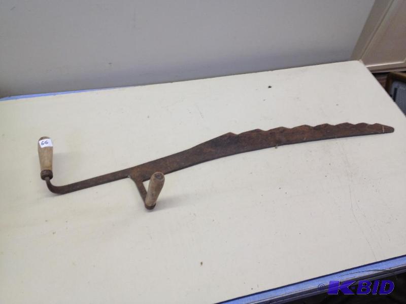 lot 66 image: Antique Corn Reaper ...