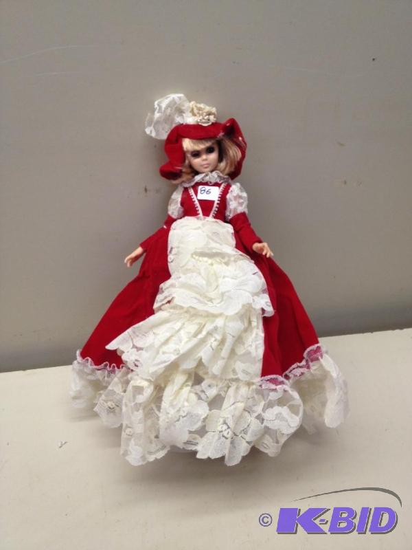 lot 86 image: Porcelain Doll...