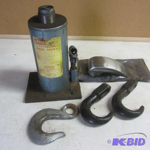Bottle Jack, Tow Hooks