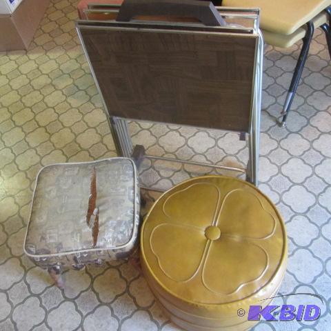 Hassock, Ottoman, Trays