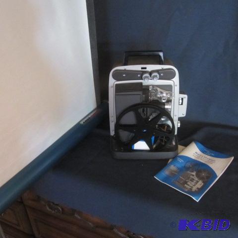 Super 8 Projector, Screen
