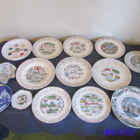 Bavarian, Souvenir Plates
