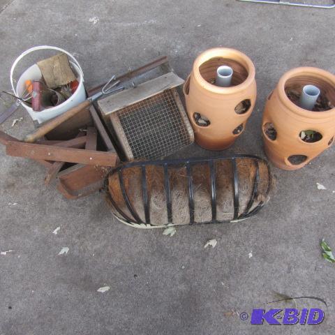 Planters, Tools, Suet Feeders