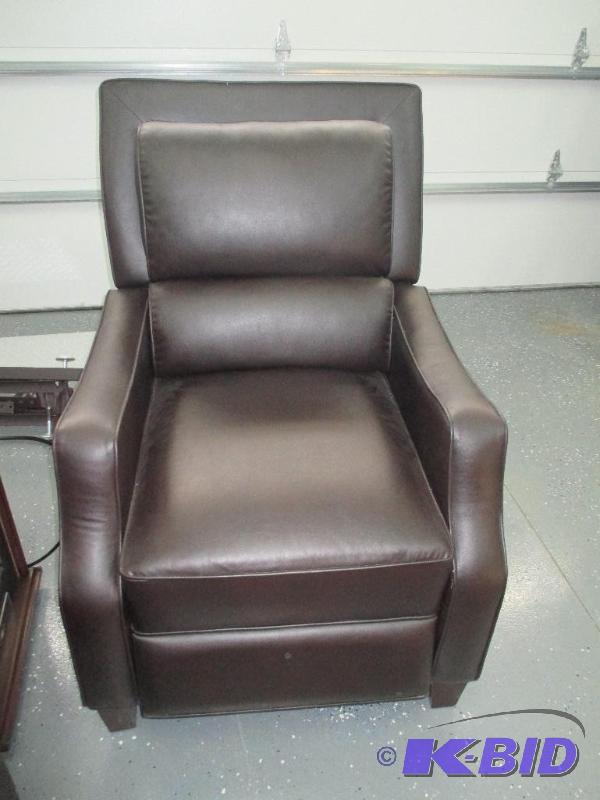 Leather recliner