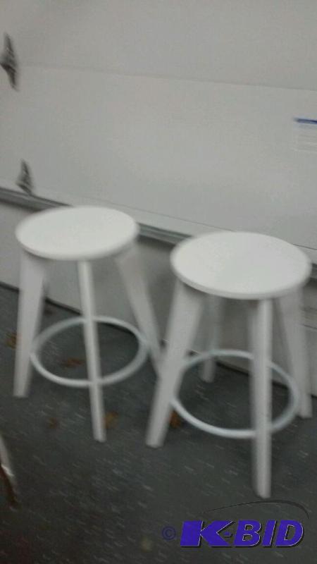 2 Wood Stools
