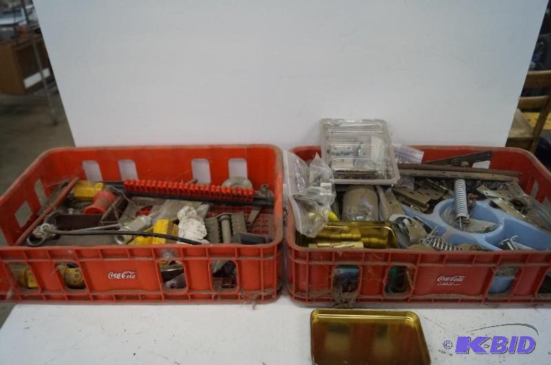 Coke tray with misc items