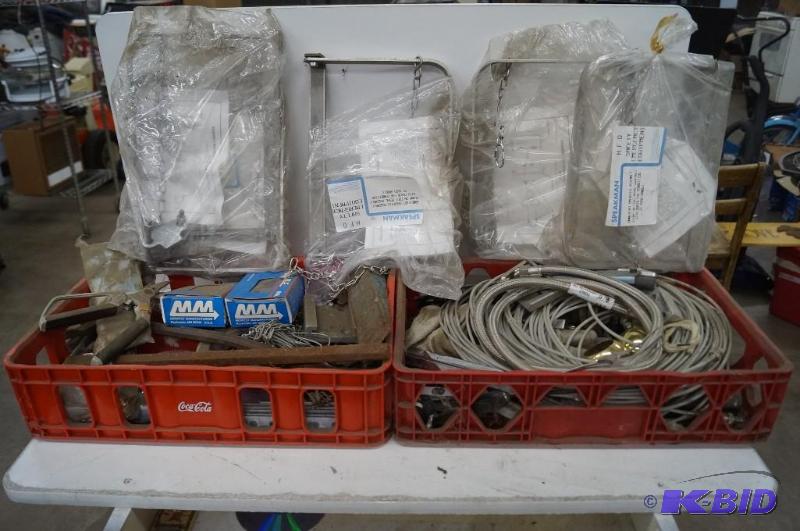 Coke tray with misc items