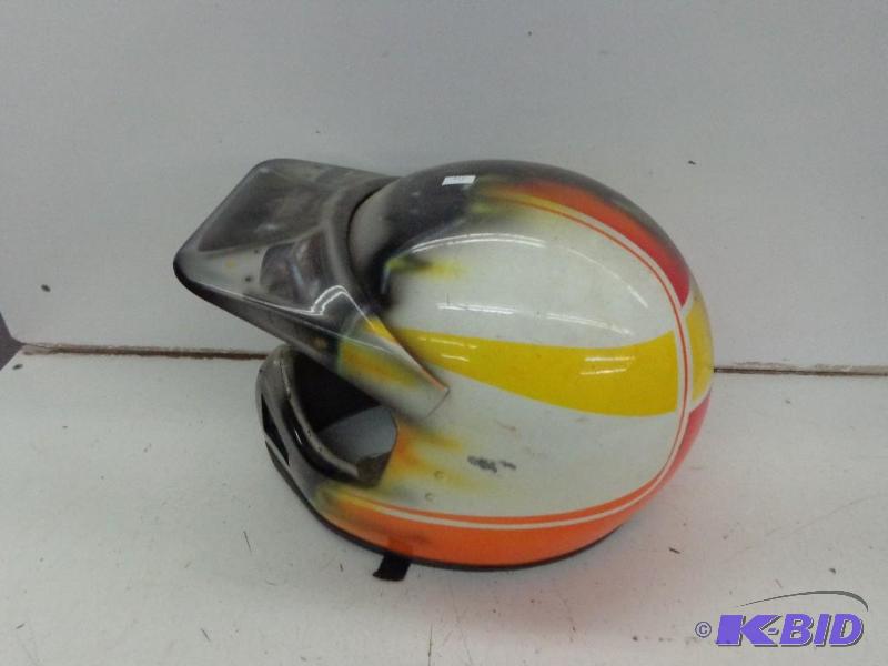 lot 107 image: Helmet   X-Large  MX Brand  Custom Paint Job ...