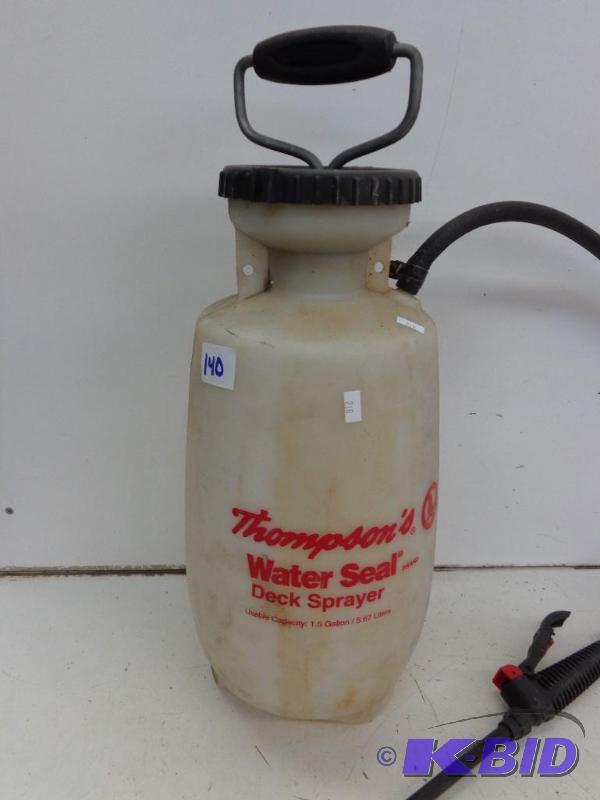 Deck Sprayer Thompson's Water Seal 1.5 Gal... Tools, Furniture, Fish