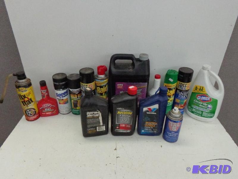 lot 146 image: OilsSprays   Various lot of oils  Spray Pain...