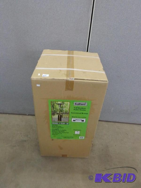lot 165 image: Patio Heater   NEW  Safari Brand  87"  U...