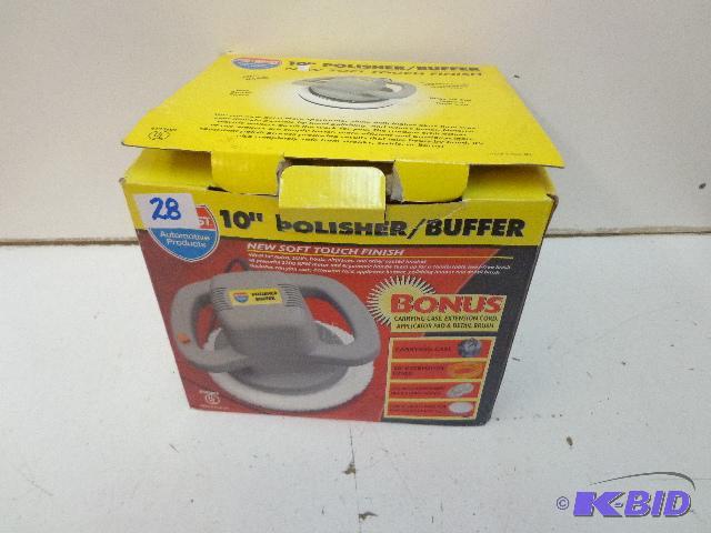 lot 28 image: Polisher-Buffer   Motorists Brand  10" P...