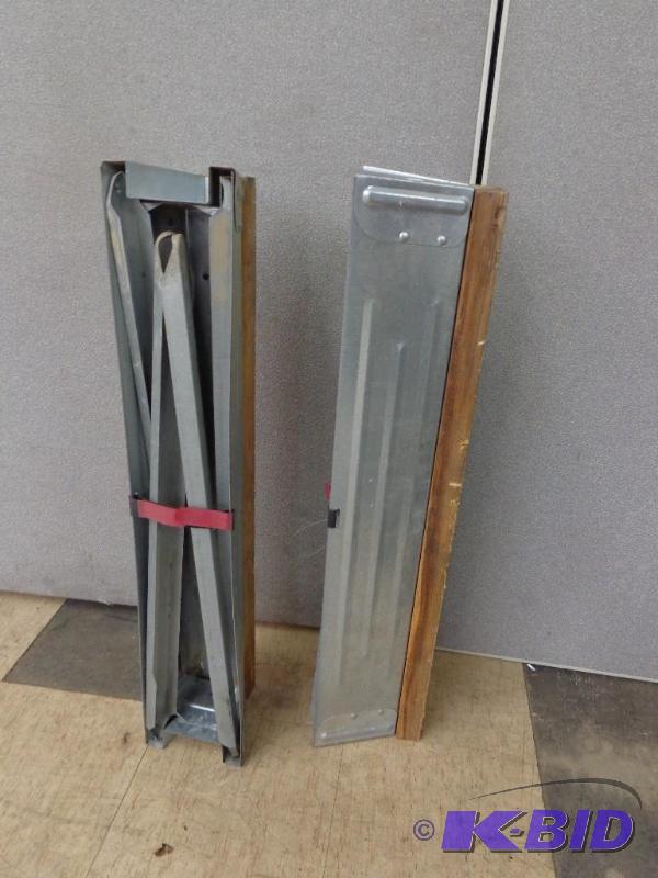 lot 42 image: Folding Saw Horses   2&nbspFolding Saw Horse...
