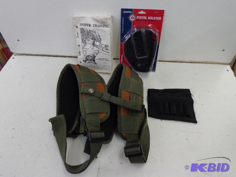 lot 54 image: R.H. Pistol Holster   NEW   Very Nice Ad...