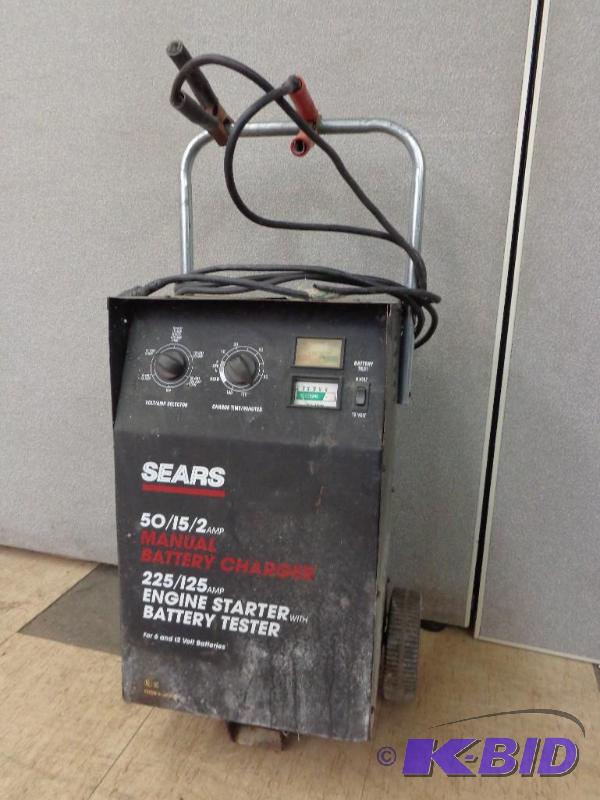 lot 7 image: Booster Charger   Mod. 200.71450  225125 amp...