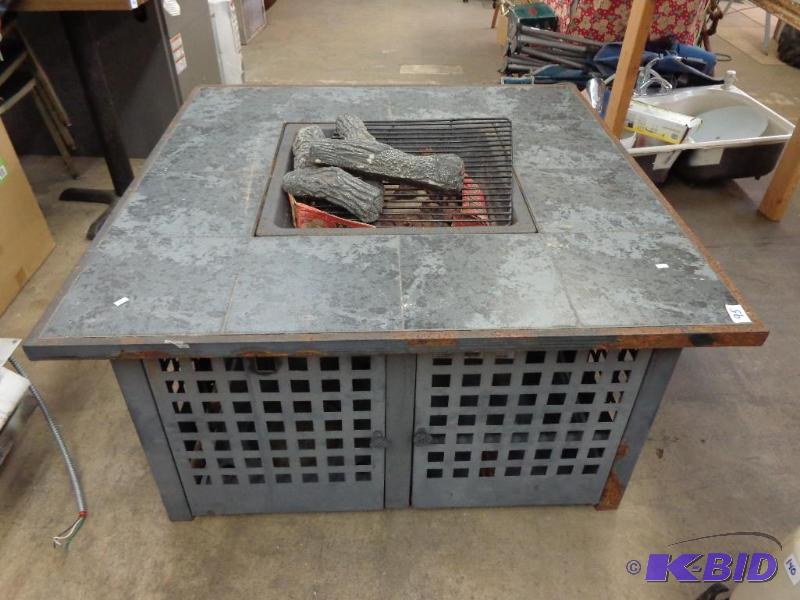 lot 95 image: GrillBBQ Pit   Table Top around pit  41"...