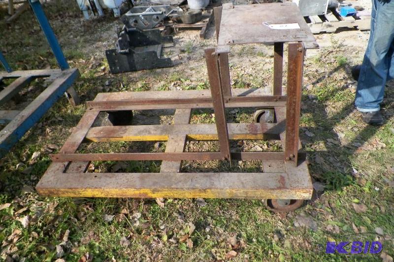 lot 107 image: Heavy Duty Steel Cart 36 x 54