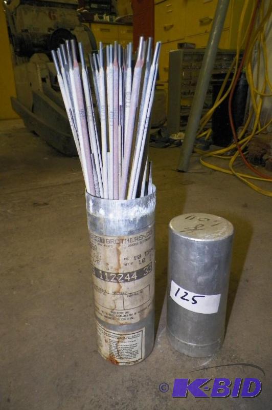 lot 125 image: Welding Rods Stainless Hobart 112244