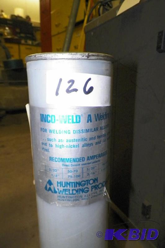 lot 126 image: Welding Rods for dissimilar metals
