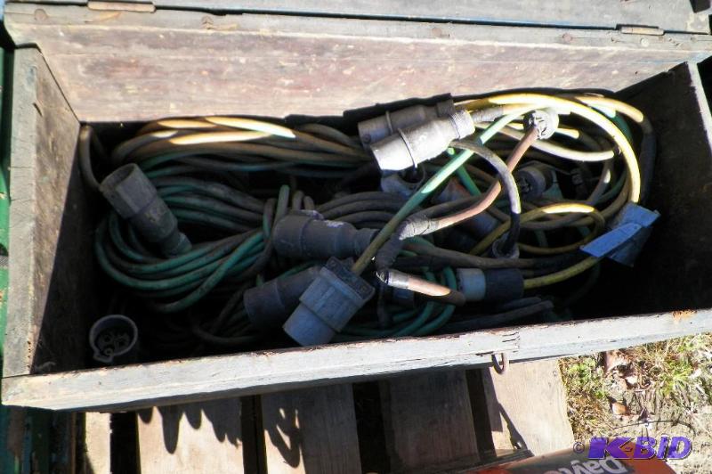 lot 21 image: Box with 30 amp plugs