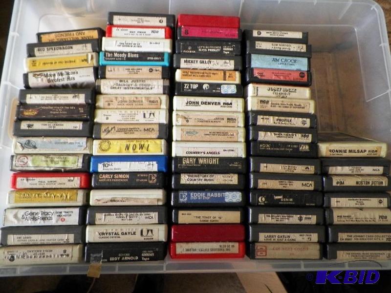 lot 301 image: 70 8 Track Tapes