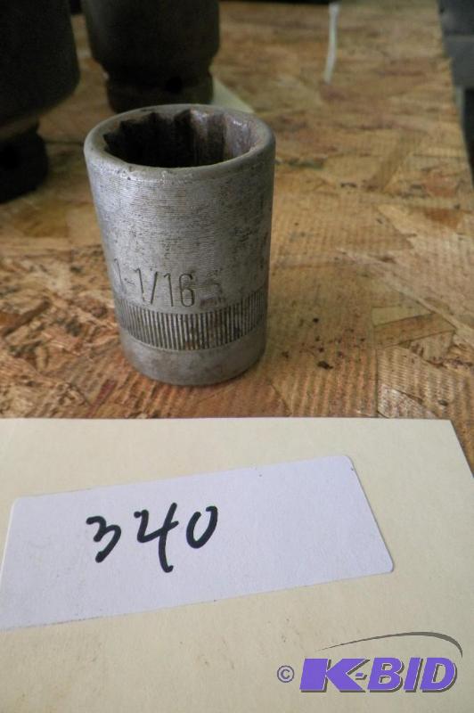 lot 340 image: 34 inch drive socket 1 116 inch