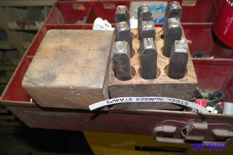 lot 90 image: Steel Number Stamps