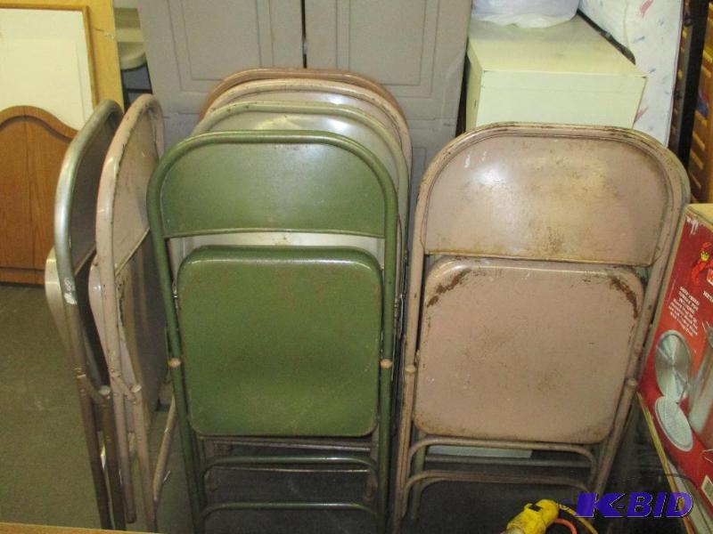 Metal foling chairs