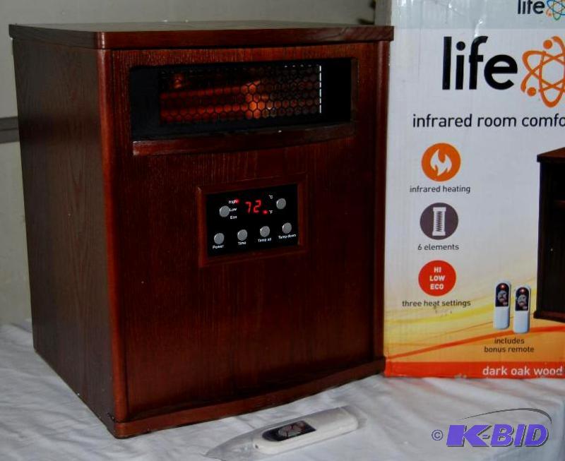 Life Pro 1500W Infrared Space Heater, quartz ...