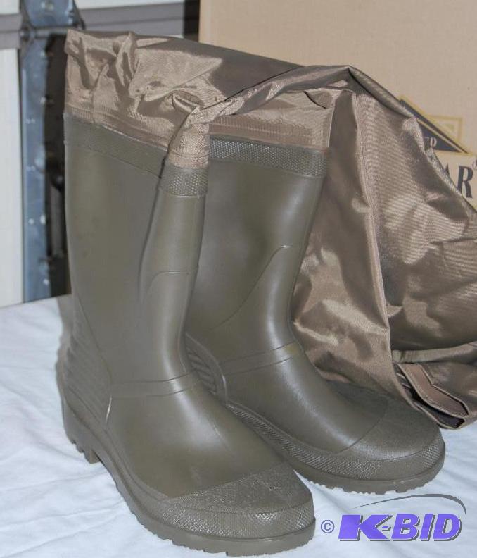 Pair of Guide Gear Hip Waders, Sz 11, 320 den...