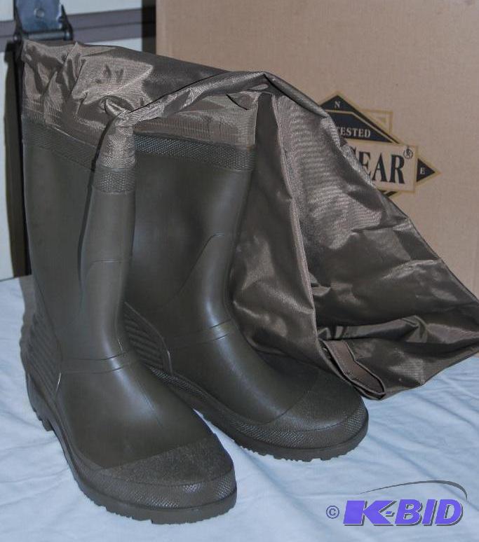 Pair of Guide Gear Hip Waders, Sz 10, 320 den...