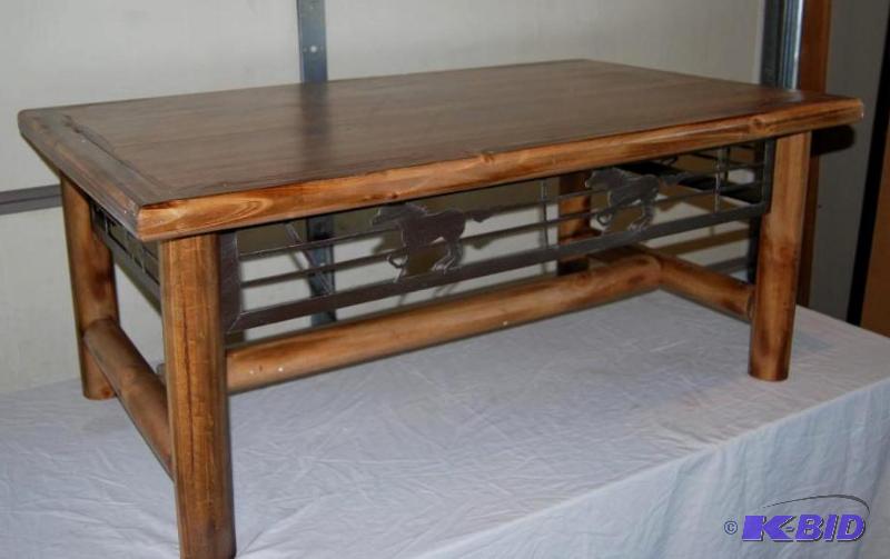 Horse Coffee Table, solid wood construction, ...