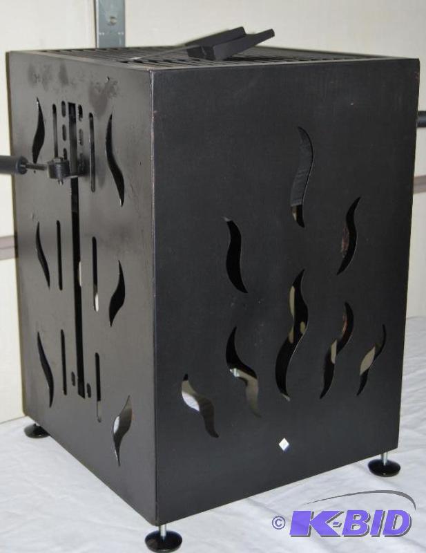 Backyard Firepit &amp BBQ Grill, laser cut f...
