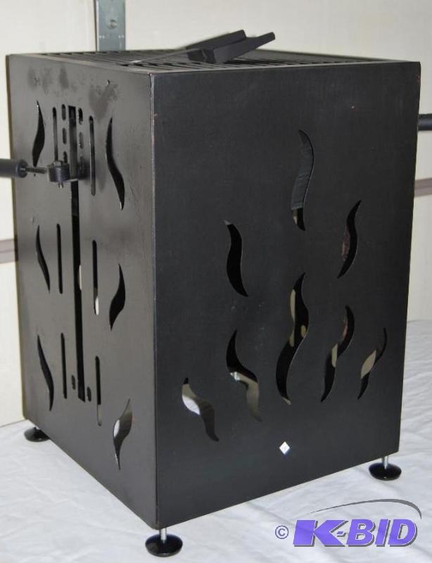 Backyard Firepit &amp BBQ Grill, laser cut f...