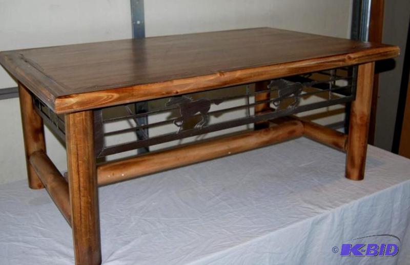 Horse Coffee Table, solid wood construction, ...