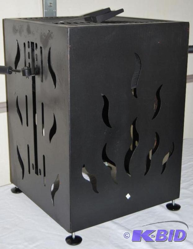 Backyard Firepit &amp BBQ Grill, laser cut f...