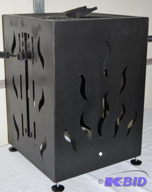 Backyard Firepit &amp BBQ Grill, laser cut f...