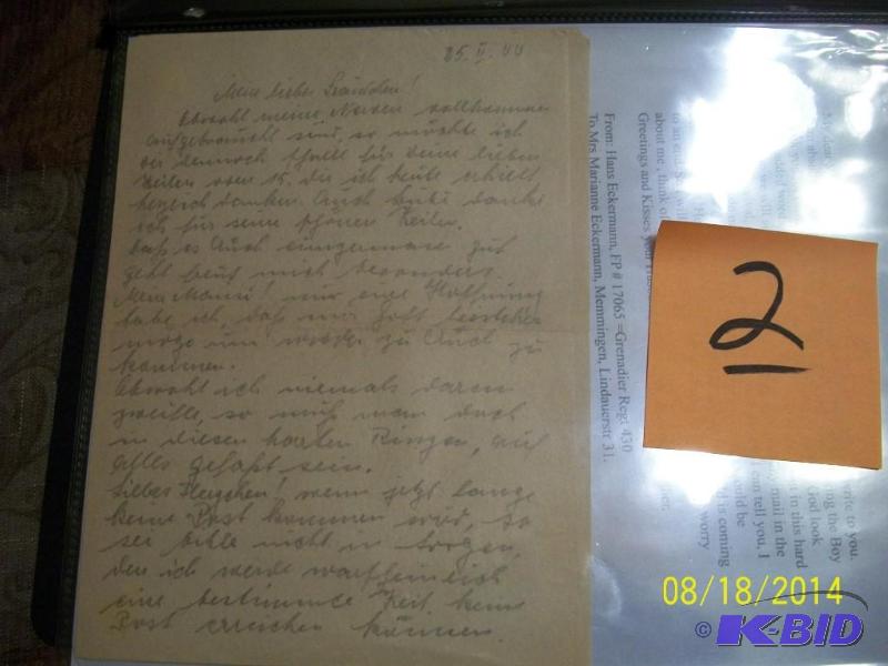 World War II Soldiers Letters Home