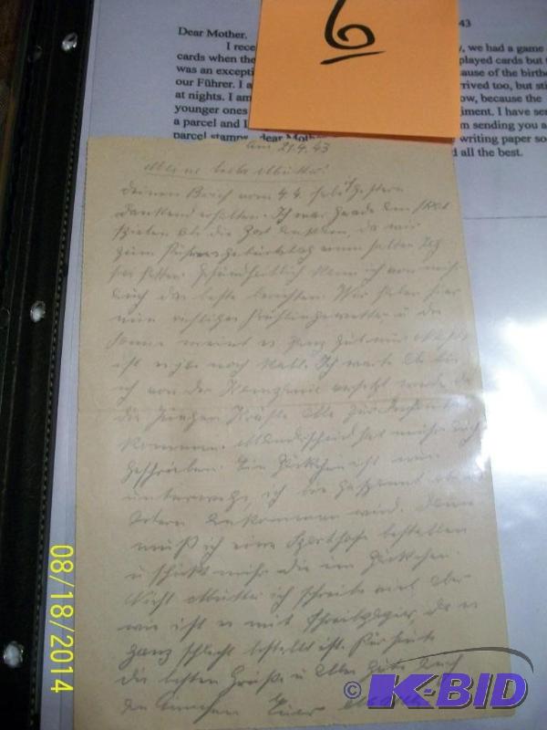 World War II Soldiers Letters Home