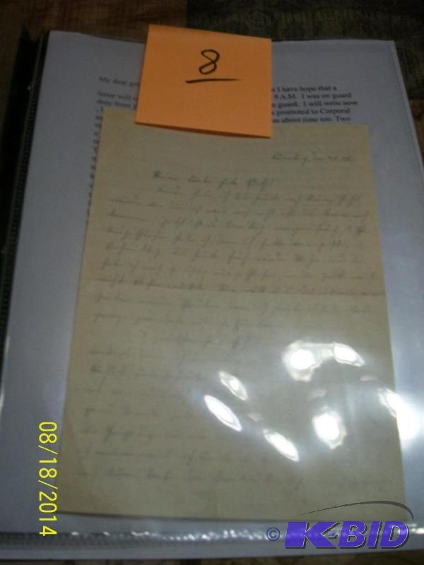 World War II Soldiers Letters Home