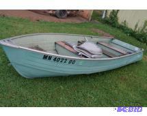 14 Crestliner Aluminum Duck Boat