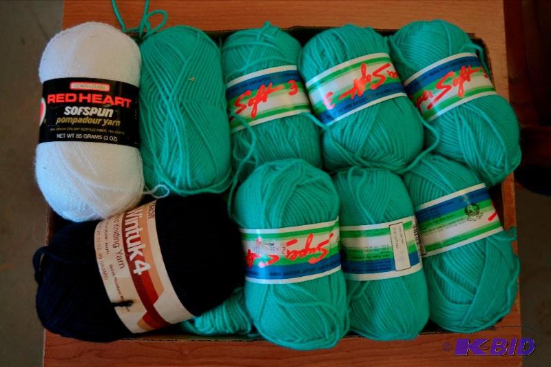 Lot of Soft-Spun Yarn