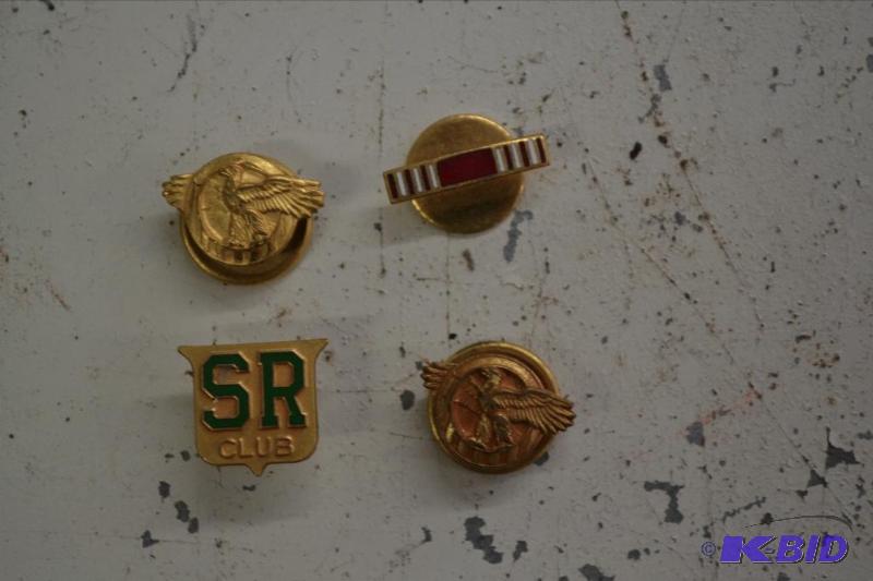 Four Lapel Pins