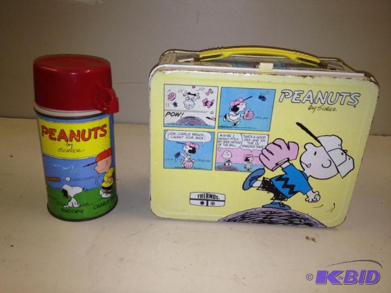 Peanuts Lunch Box w Thermos&nbsp...