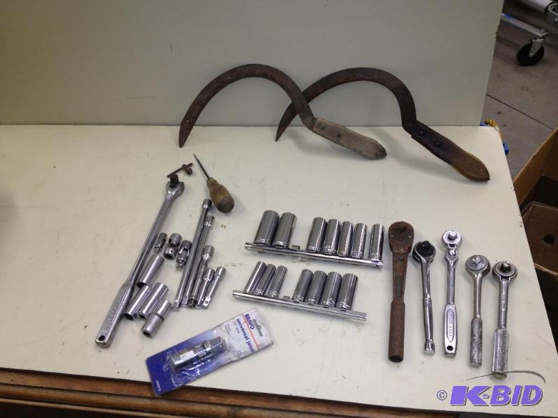 Assorted Sockets, Ratchets, tools&nbsp  All ...