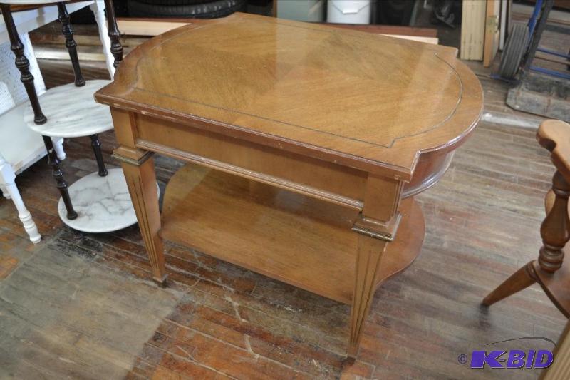 Wood End Table